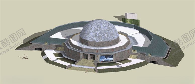 编号：99297810062048079376【酷图网】源文件下载-购物商场会展中心体育馆建筑模型