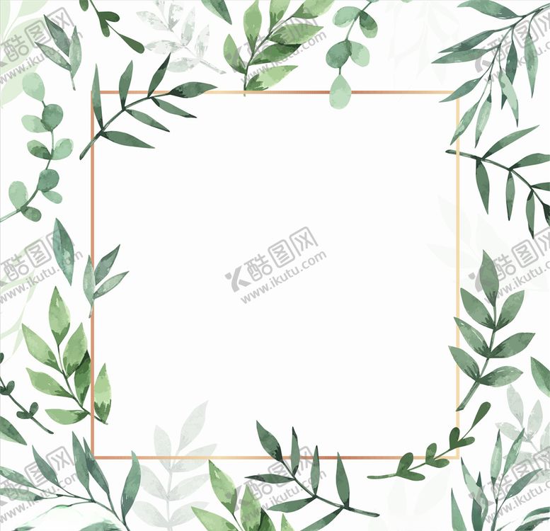 编号：84213506252136318374【酷图网】源文件下载-树叶花边花框