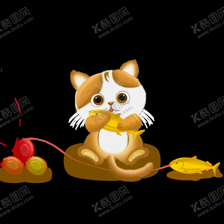 编号：58470911050447567345【酷图网】源文件下载-手绘卡通猫图片 
