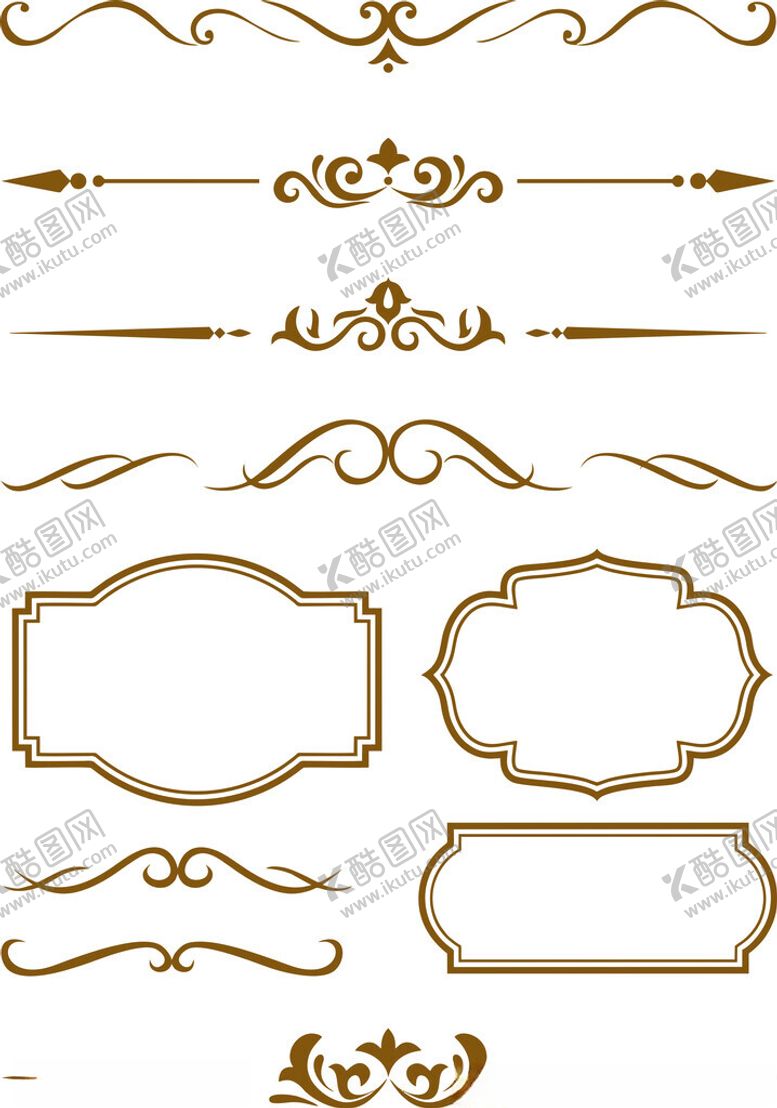 编号：13772704151923369641【酷图网】源文件下载-花纹边框素材