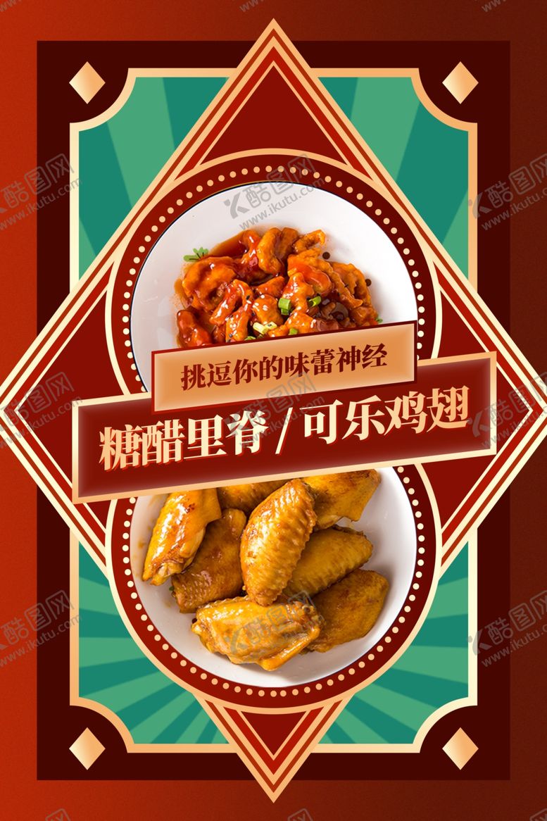 编号：12234309260303178693【酷图网】源文件下载-美食海报