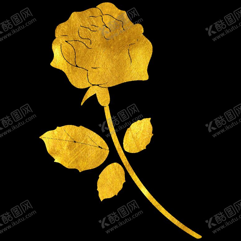 编号：53099911110601025023【酷图网】源文件下载-情人节爱情烫金玫瑰