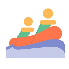 帆船运动标志图形图标装饰素材