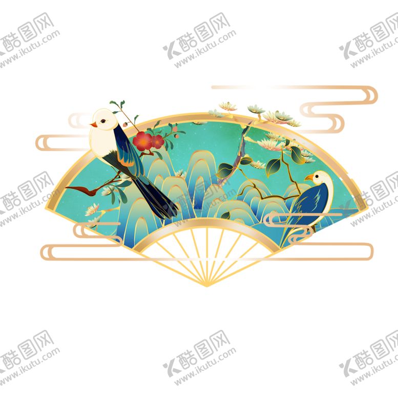 编号：24734602130812196019【酷图网】源文件下载-国潮风元素 