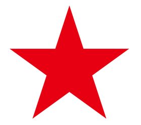 五星扁平化图标设计LOGO