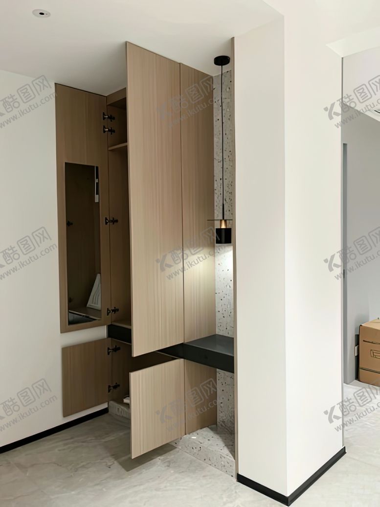 编号：78455912110900329711【酷图网】源文件下载-全屋定制柜子衣柜玄关柜鞋柜