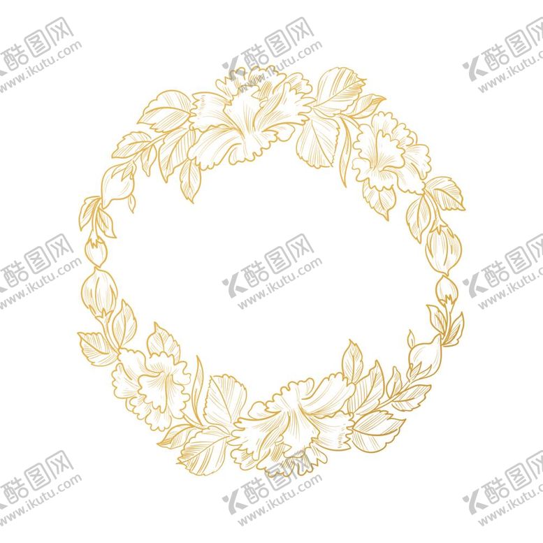 编号：22930712011827306700【酷图网】源文件下载-植物花朵边框免抠图
