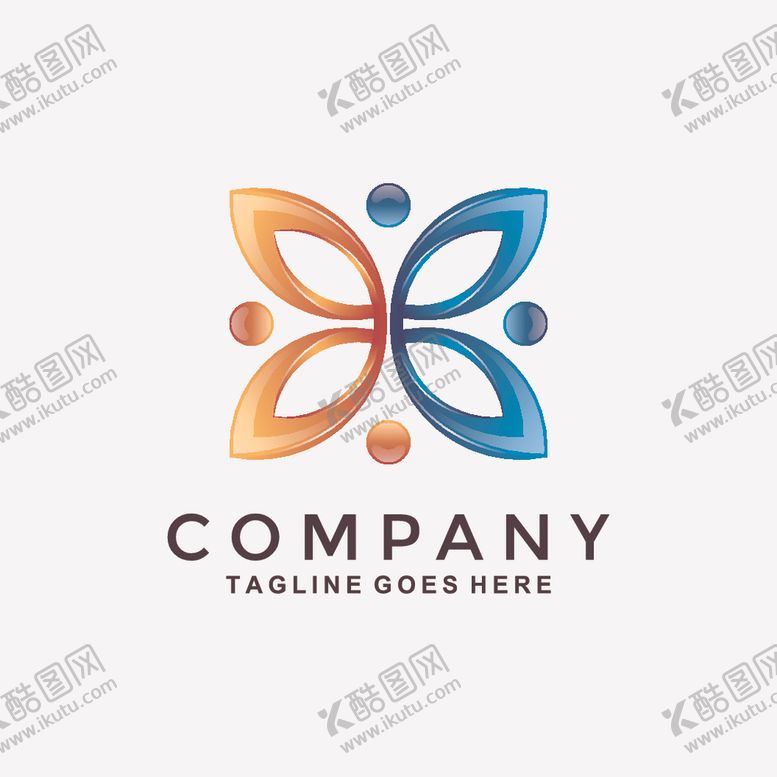 编号：62100410081151242400【酷图网】源文件下载-蝴蝶logo