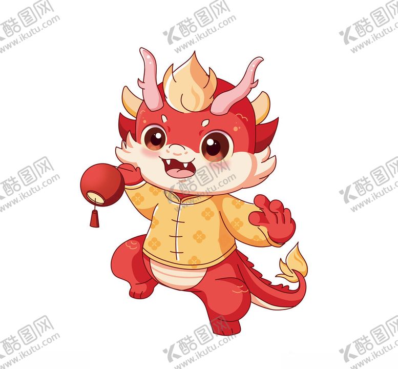 编号：84062602200019581543【酷图网】源文件下载-龙年插画