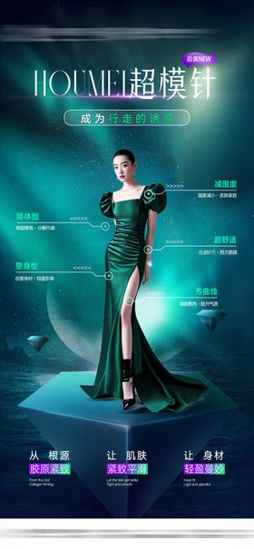 超模针海报