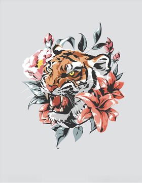 老虎插画