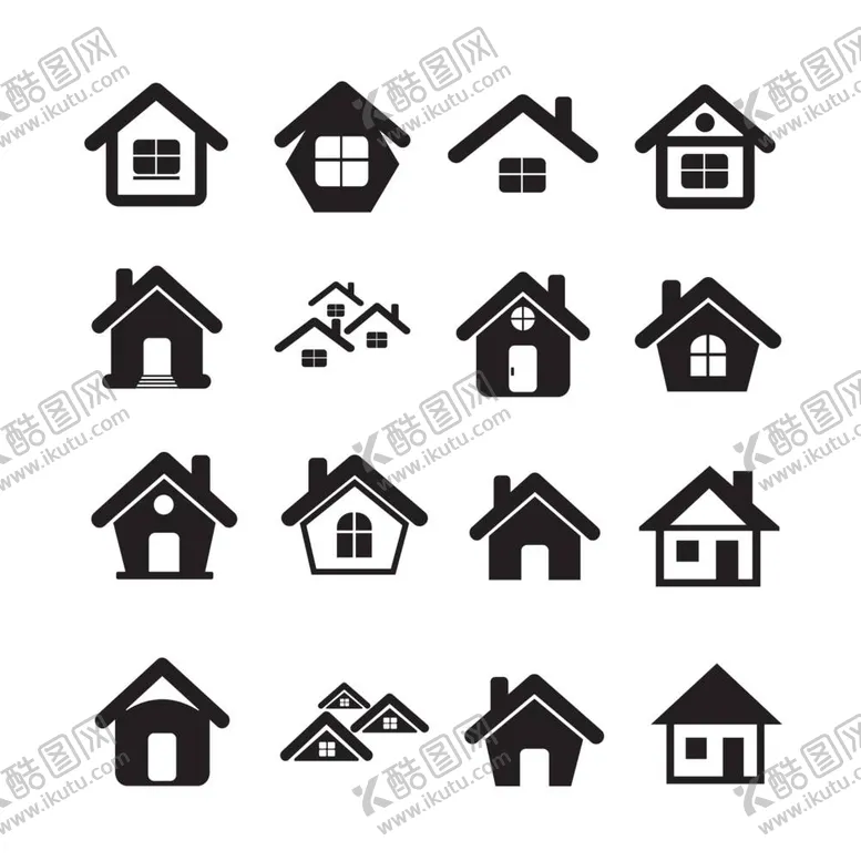 编号：98137210021544106894【酷图网】源文件下载-房屋图标