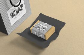 高端包装样品盒贴图