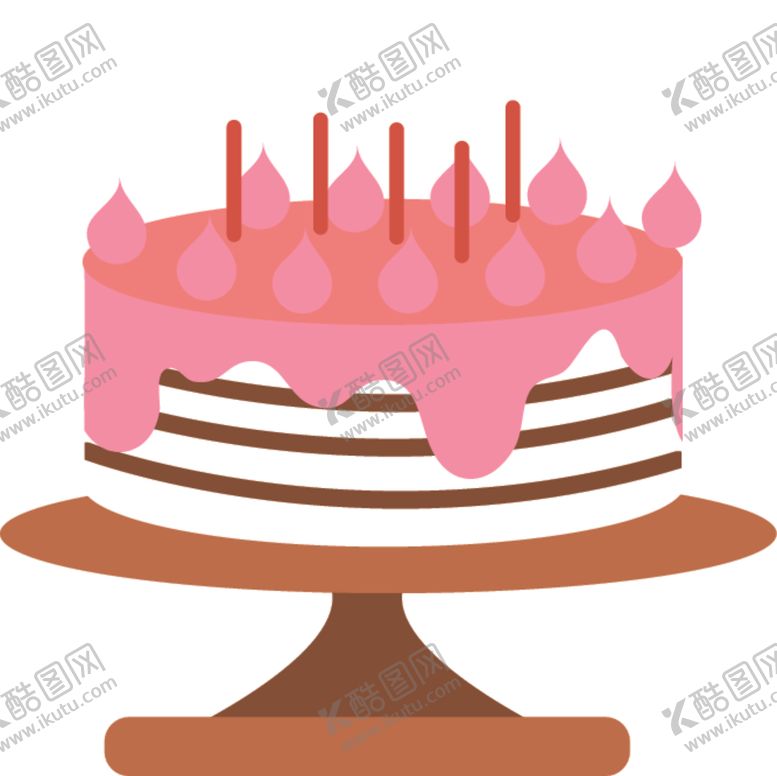 编号：33686309211404587688【酷图网】源文件下载-生日蛋糕