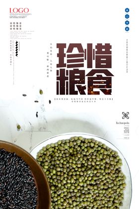 珍惜粮食宣传海报模板设计