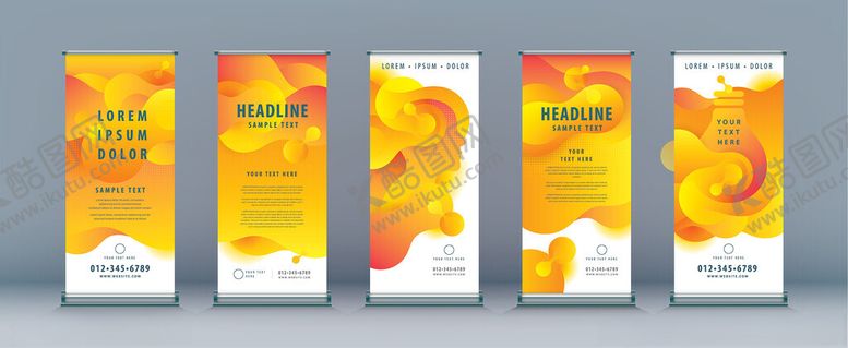 编号：20681711201657228760【酷图网】源文件下载-秋季主题X展架背景