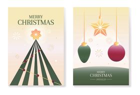 圣诞装饰卡设计图