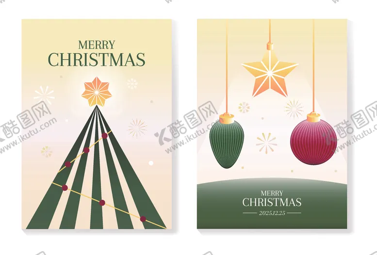 编号：58180011251659057819【酷图网】源文件下载-圣诞装饰卡设计图