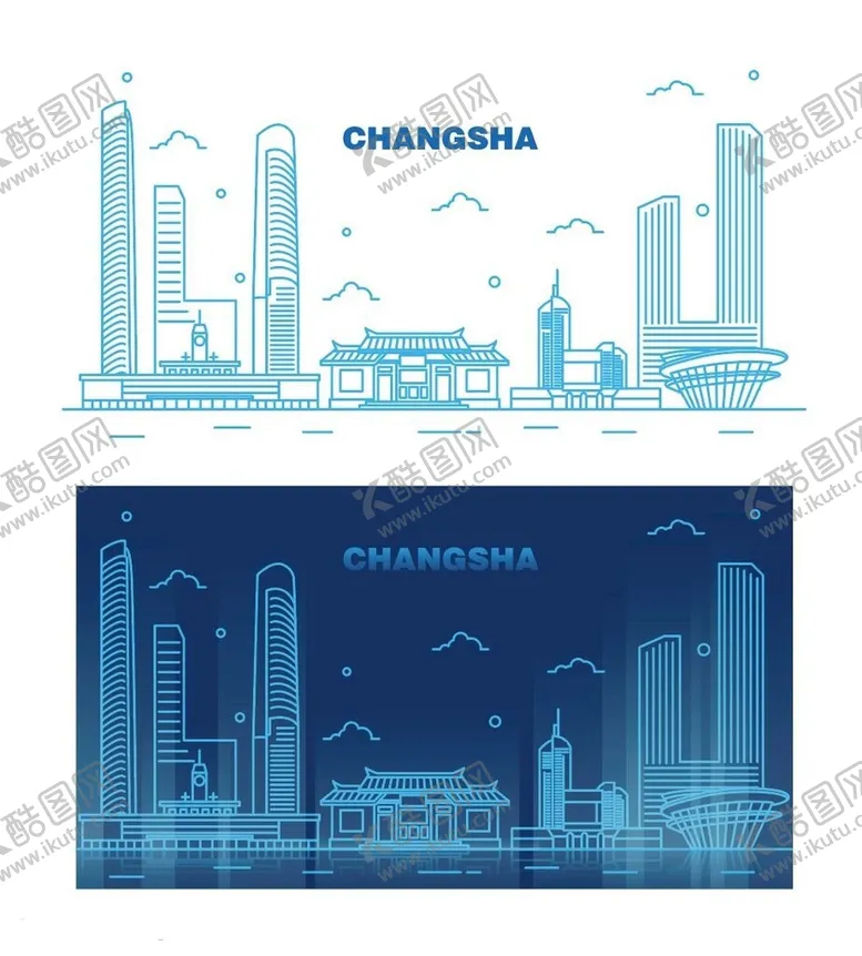 编号：77643512030412549582【酷图网】源文件下载-长沙矢量建筑