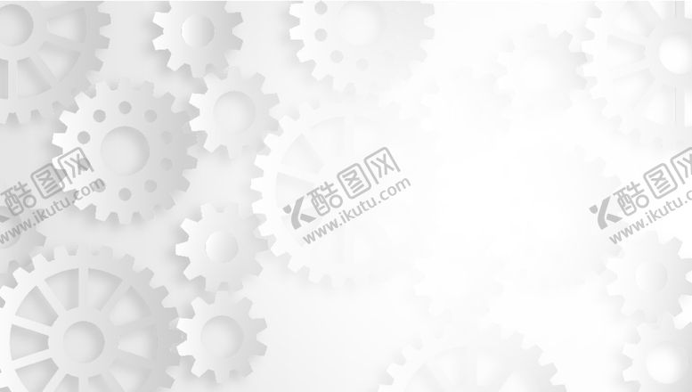 编号：72244412090812468572【酷图网】源文件下载-白色齿轮背景