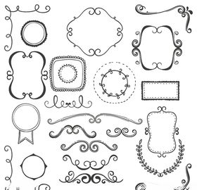 花边花纹边框