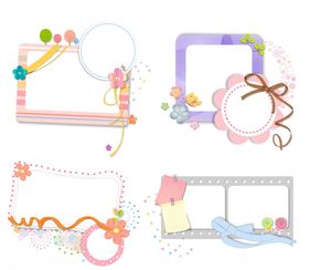 可爱手绘装饰边框素材