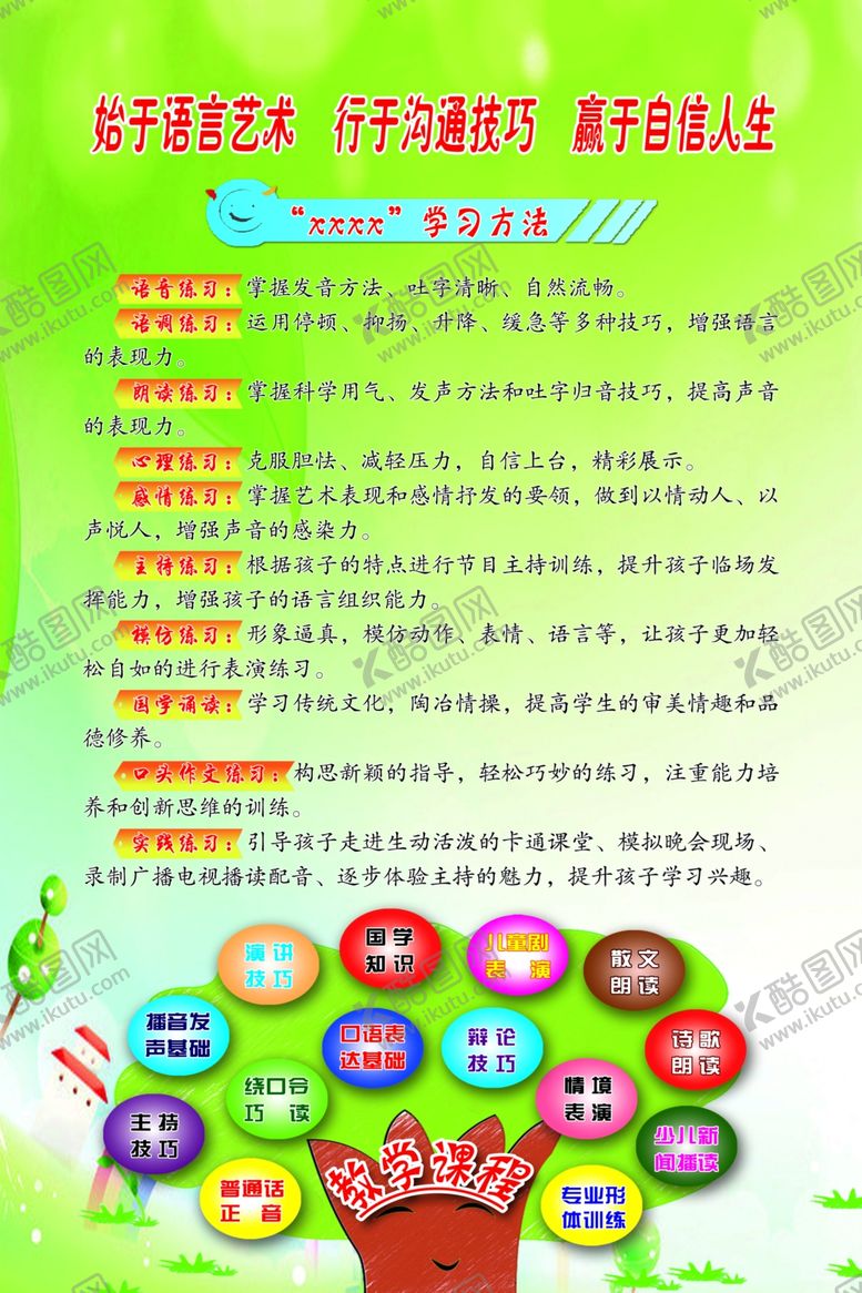 编号：61215805131300047944【酷图网】源文件下载-口才培训
