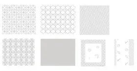 餐巾纸卫生纸灰白几何图案纹理