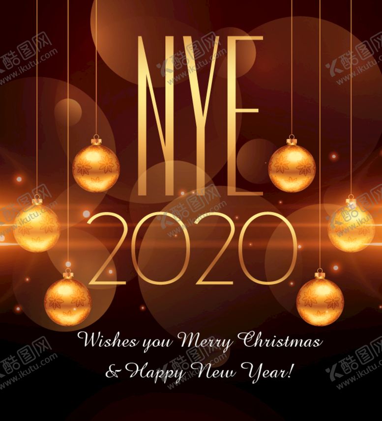 编号：86900010141607566126【酷图网】源文件下载-金色圣诞海报贺卡