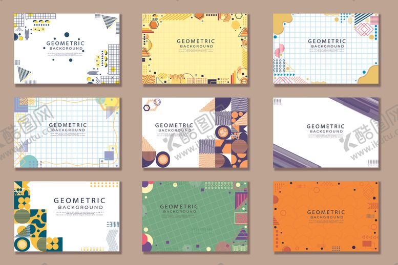 编号：19998410051343257543【酷图网】源文件下载-几何时尚海报