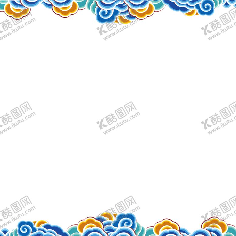 编号：96580310031929292003【酷图网】源文件下载-彩色祥云元素