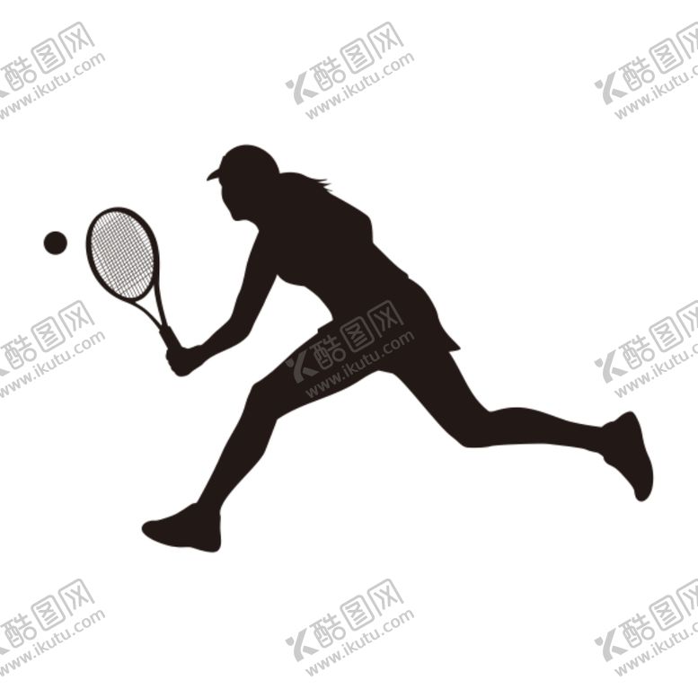 编号：98835407031815063017【酷图网】源文件下载-打网球