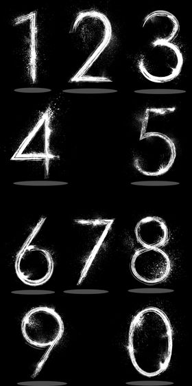水墨数字