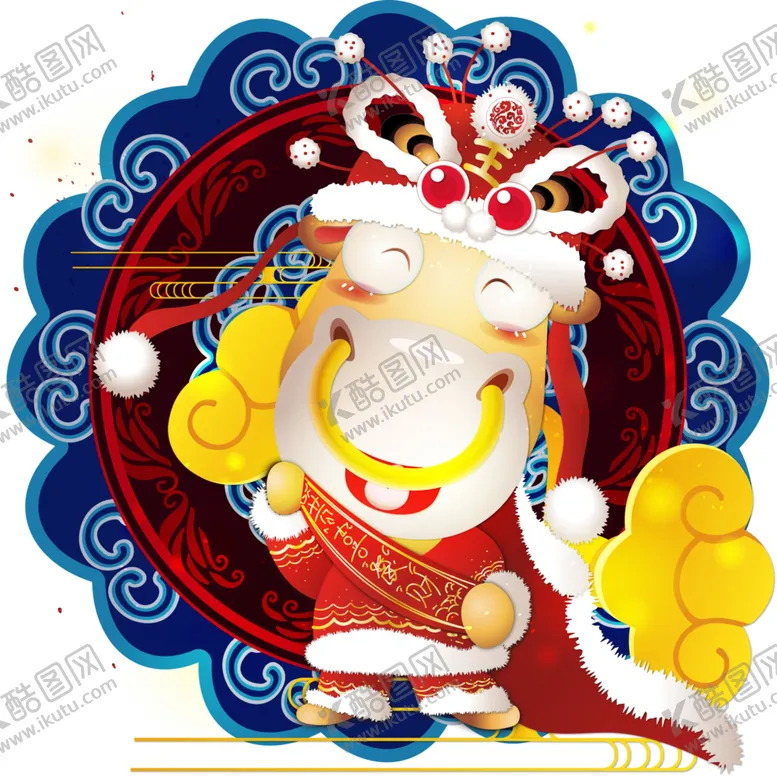 编号：47269406250046075843【酷图网】源文件下载-卡通牛形象