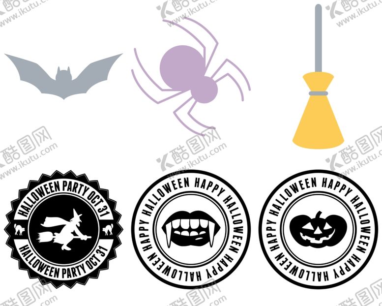 编号：52296410082306249067【酷图网】源文件下载-万圣节元素