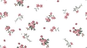 粉色小花简约图案背景