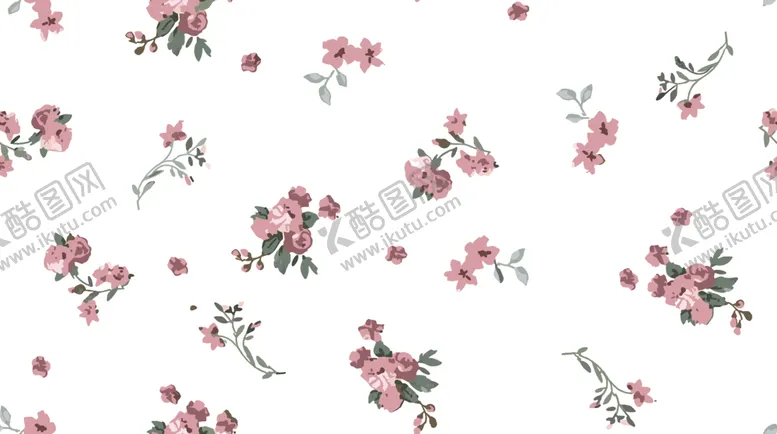 编号：38034704021740552565【酷图网】源文件下载-粉色小花简约图案背景