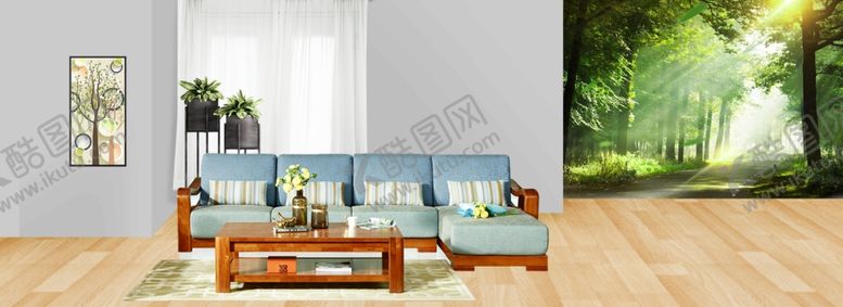 编号：88660210121518497605【酷图网】源文件下载-简约装修促销海报banner