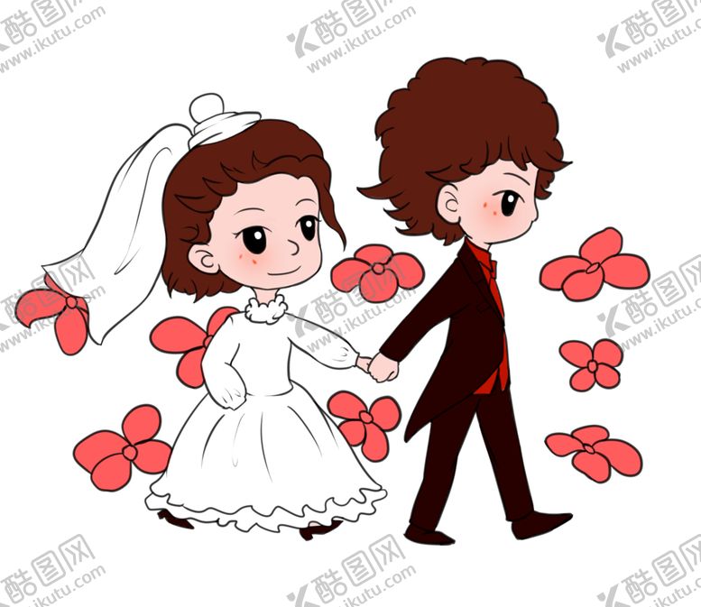 编号：77612710161850327192【酷图网】源文件下载-卡通情侣