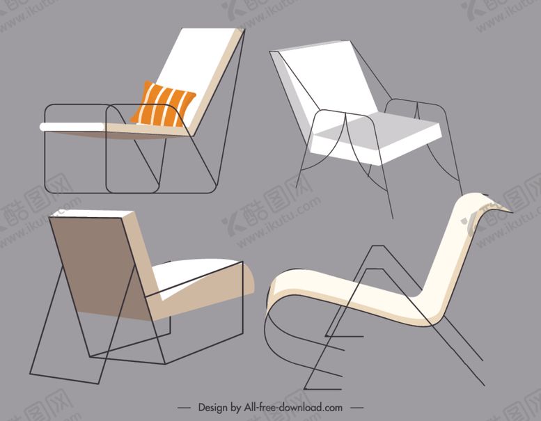编号：17919910311806076671【酷图网】源文件下载-椅子