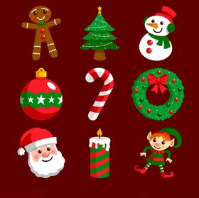 圣诞元素图标