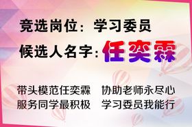 竞选牌