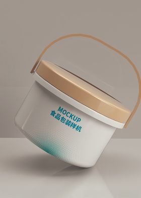 桶装食品包装样机