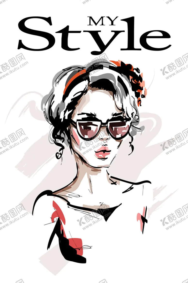 编号：28507602230657496620【酷图网】源文件下载-时尚女人