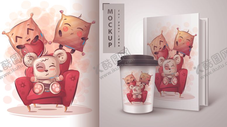 编号：82945109190417368248【酷图网】源文件下载-卡通印花图案