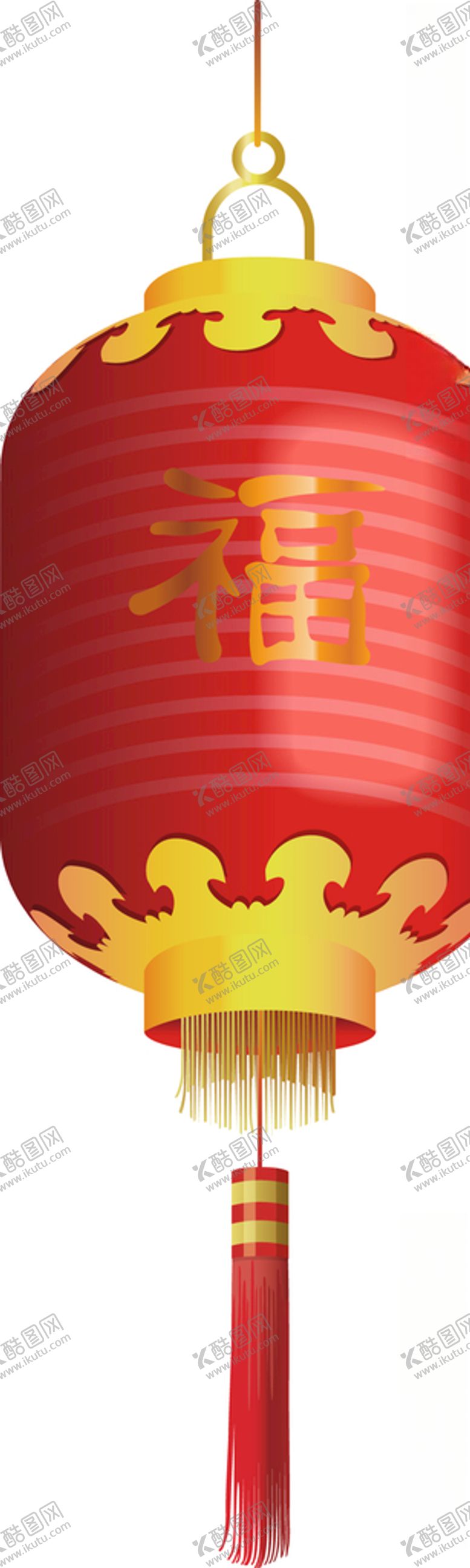 编号：92242609170222146927【酷图网】源文件下载-中国风福字灯笼传统节日喜庆素材