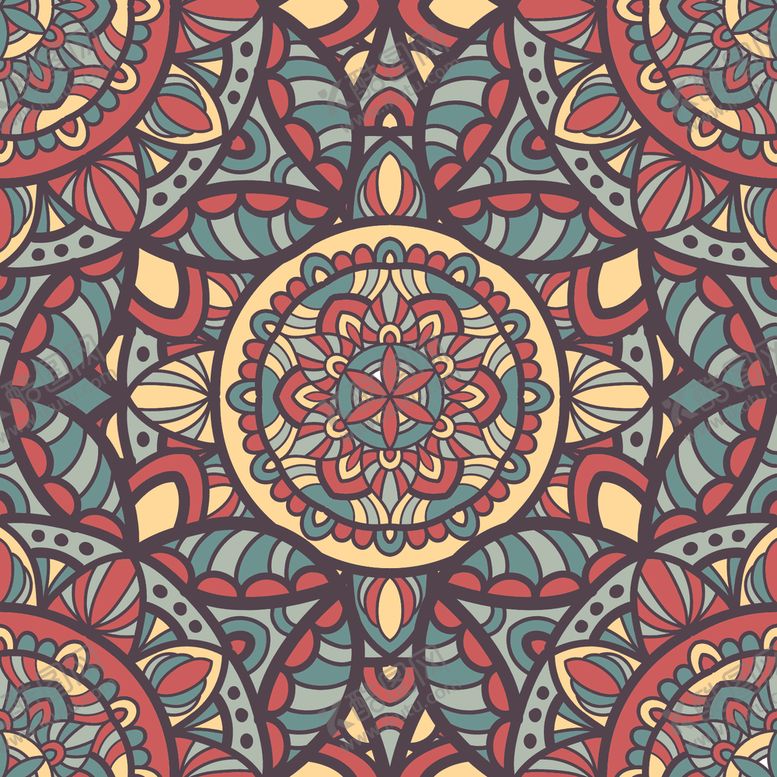 编号：50086811011020541775【酷图网】源文件下载-曼陀罗花纹