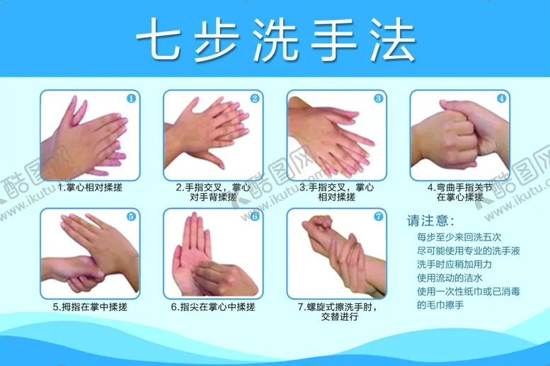 编号：57241706240122513513【酷图网】源文件下载-洗手步骤牌