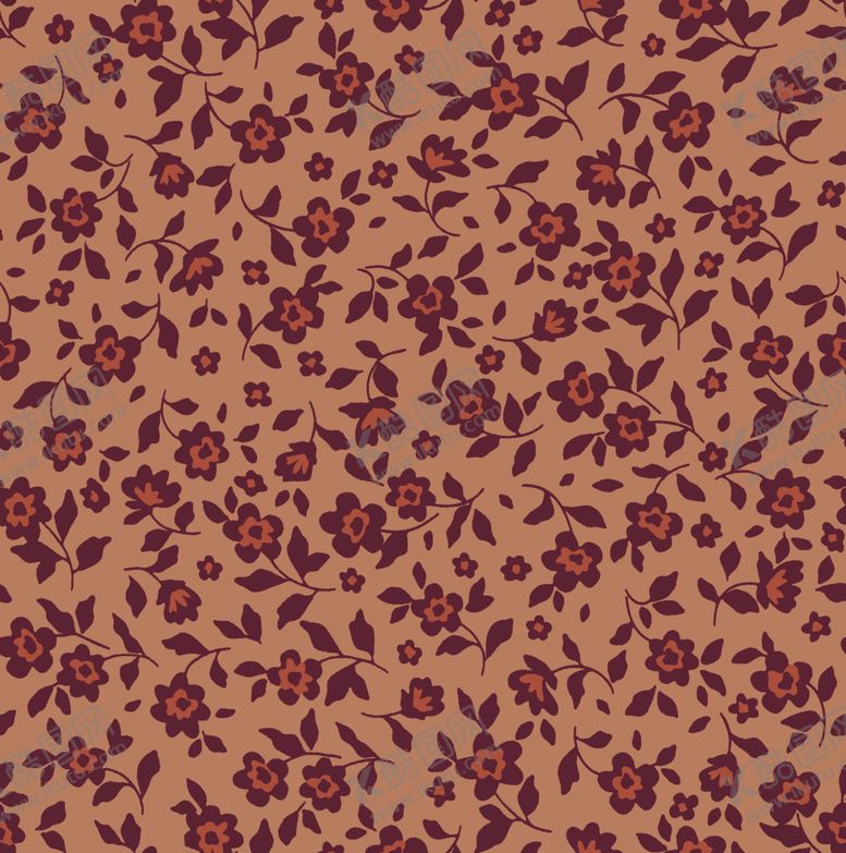 编号：55751004041439083788【酷图网】源文件下载-复古花卉图案纹理背景