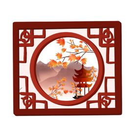 中式窗格
